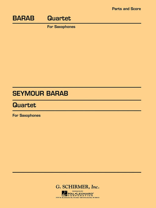 Quartet for Saxophones Score and Parts 四重奏 薩氏管 | 小雅音樂 Hsiaoya Music