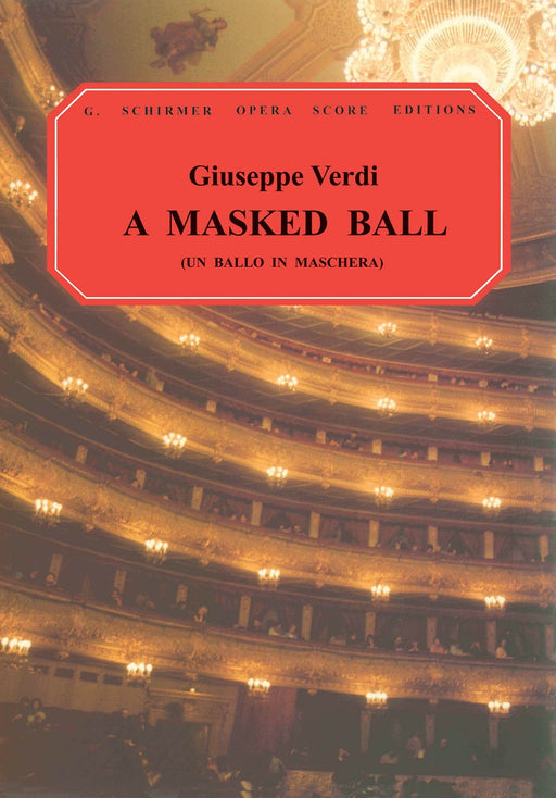 Un Ballo in Maschera (A Masked Ball) Vocal Score 威爾第,朱塞佩 假面舞會 聲樂總譜 | 小雅音樂 Hsiaoya Music