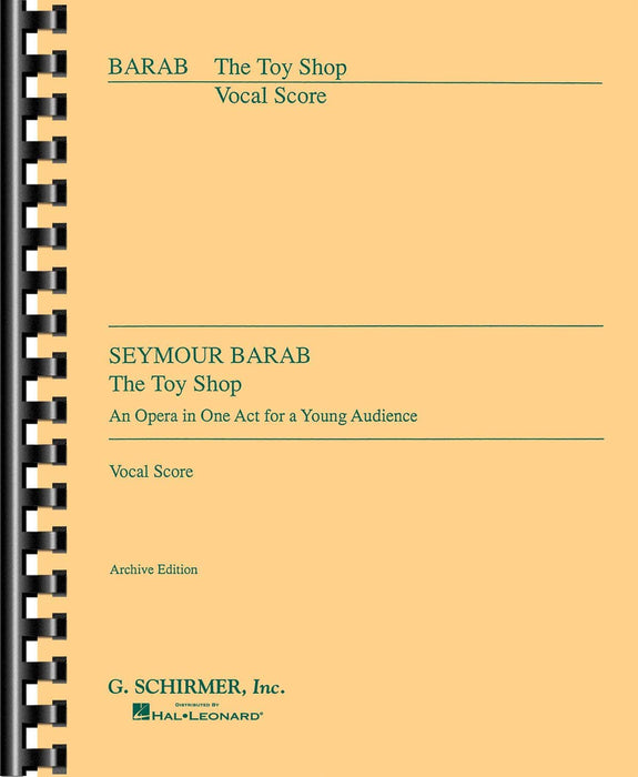 The Toy Shop Vocal Score 聲樂總譜 | 小雅音樂 Hsiaoya Music