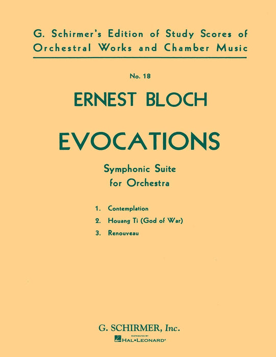 Evocations (Symphonic Suite) Study Score No. 18 交響組曲 | 小雅音樂 Hsiaoya Music