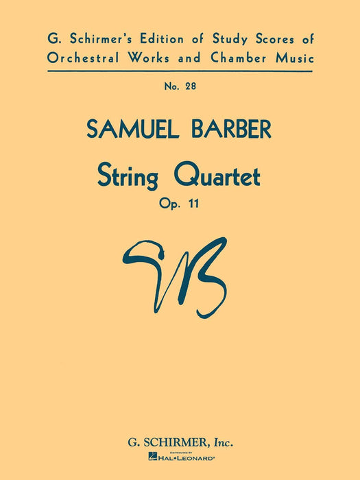String Quartet, Op. 11 Study Score No. 28 弦樂四重奏 | 小雅音樂 Hsiaoya Music