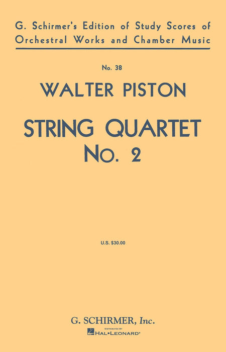 String Quartet No. 2 Study Score 皮斯頓 弦樂四重奏 | 小雅音樂 Hsiaoya Music