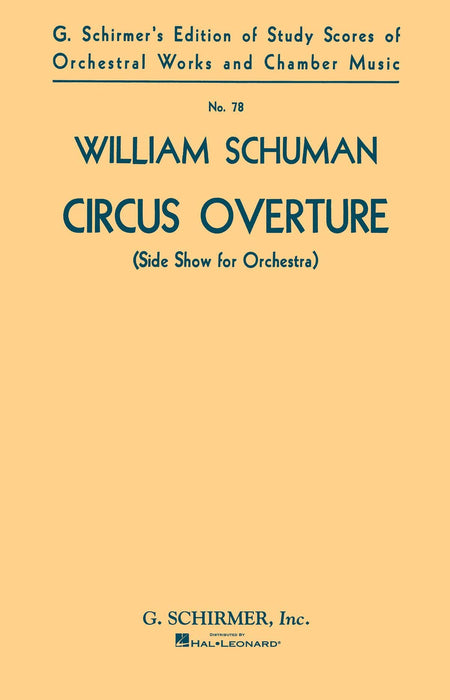 Circus Overture (Side Show for Orchestra) Study Score No. 78 序曲 管弦樂團 | 小雅音樂 Hsiaoya Music