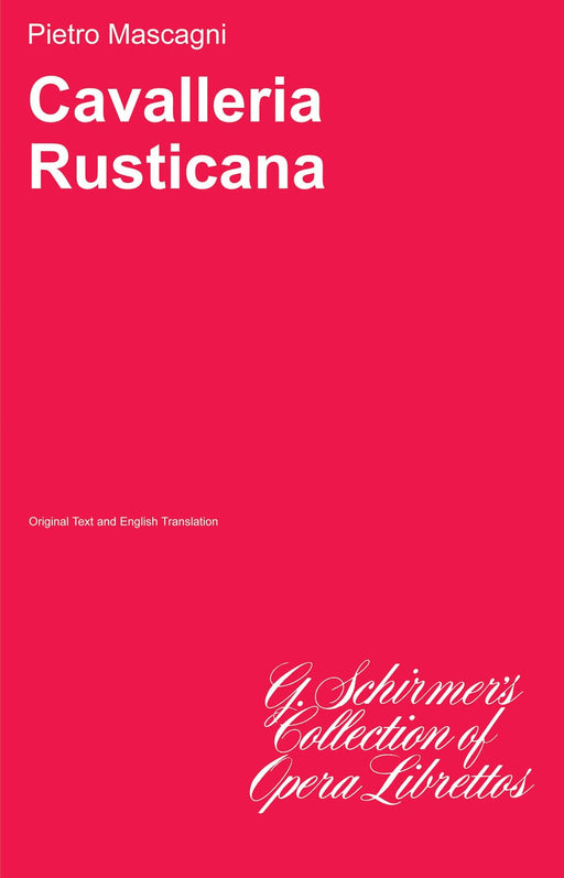 Cavalleria Rusticana Libretto 馬斯卡尼 鄉村騎士 | 小雅音樂 Hsiaoya Music