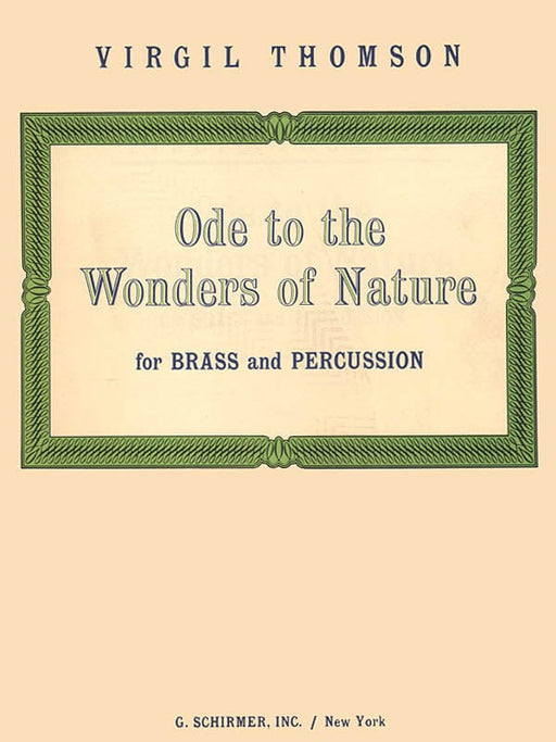 Ode To The Wonders Of Nature - Brass & Percussion - Complete Set 湯姆森‧維吉爾 頌歌 銅管樂器 擊樂器 | 小雅音樂 Hsiaoya Music