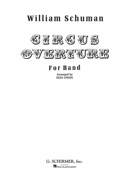 Circus Overture Score and Parts 序曲 | 小雅音樂 Hsiaoya Music