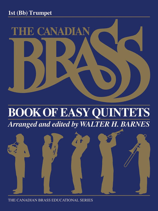 The Canadian Brass Book of Easy Quintets 1st Trumpet 銅管樂器 小號 五重奏 | 小雅音樂 Hsiaoya Music