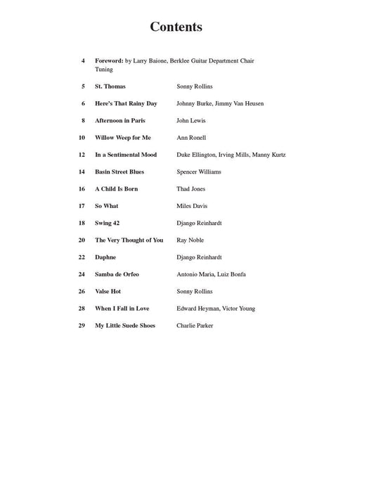 A Modern Method for Guitar - Jazz Songbook, Vol. 1 吉他爵士音樂 | 小雅音樂 Hsiaoya Music