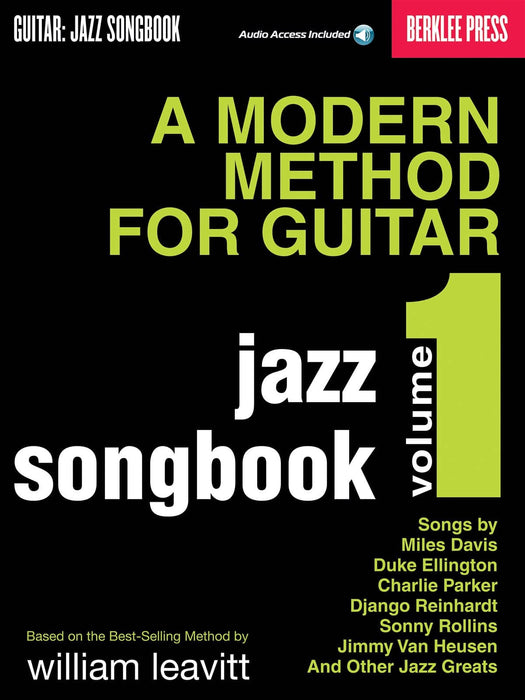 A Modern Method for Guitar - Jazz Songbook, Vol. 1 吉他爵士音樂 | 小雅音樂 Hsiaoya Music