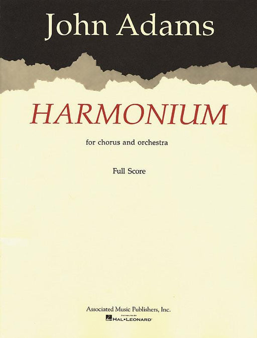 Harmonium Full Score 阿當斯約翰 大總譜 | 小雅音樂 Hsiaoya Music