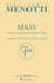 Mass for the Contemporary English Liturgy SATB 彌撒曲 | 小雅音樂 Hsiaoya Music