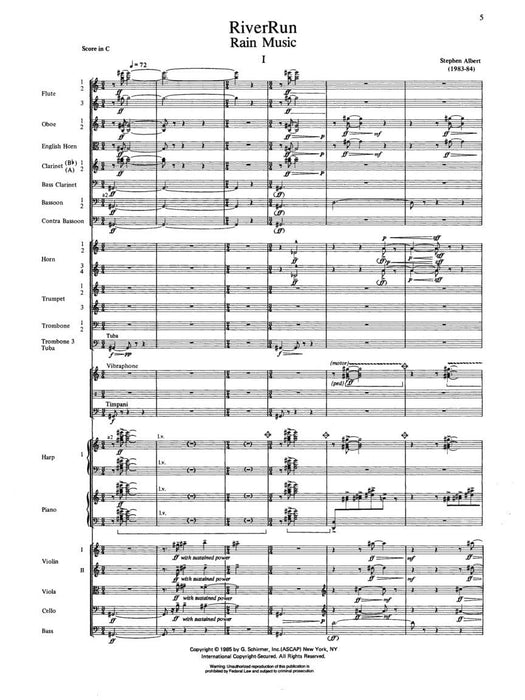 Riverrun for Orchestra Full Score 大總譜 | 小雅音樂 Hsiaoya Music