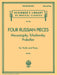 Four Russian Pieces Schirmer Library of Classics Volume 1966 Violin and Piano 小品 小提琴 鋼琴 | 小雅音樂 Hsiaoya Music