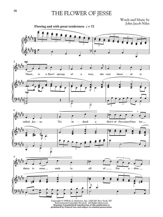 Songs of John Jacob Niles - Revised and Expanded Edition High Voice 高音 | 小雅音樂 Hsiaoya Music