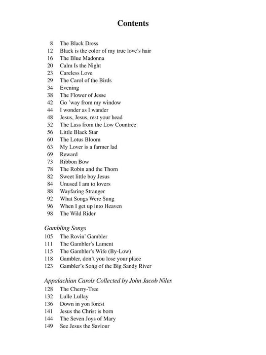 Songs of John Jacob Niles - Revised and Expanded Edition High Voice 高音 | 小雅音樂 Hsiaoya Music