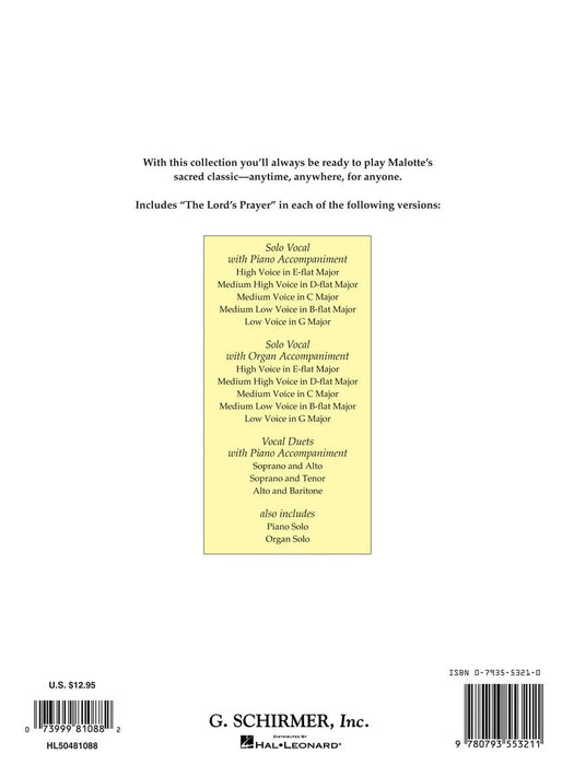 The Complete Lord's Prayer for Every Busy Accompanist Revised Edition with 3 added duet arrangements 二重奏 | 小雅音樂 Hsiaoya Music