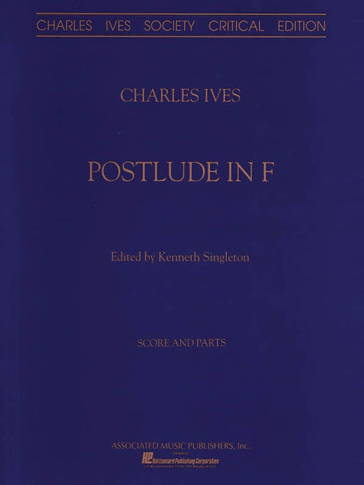 Postlude In F Orchestra Sc&Ptcritical Edition 後奏曲 管弦樂團 | 小雅音樂 Hsiaoya Music
