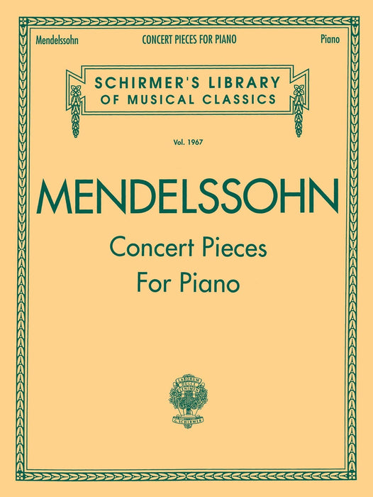 Concert Pieces for Piano Schirmer Library of Classics Volume 1967 Piano Solo 小品 鋼琴 獨奏 | 小雅音樂 Hsiaoya Music