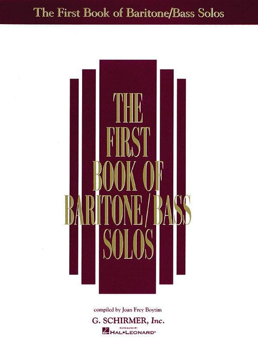 The First Book of Baritone/Bass Solos 獨奏 | 小雅音樂 Hsiaoya Music