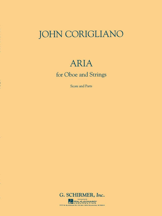 Aria for Oboe and Strings Score and Parts 詠唱調 雙簧管 弦樂 | 小雅音樂 Hsiaoya Music