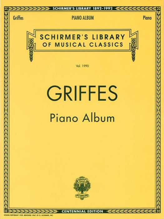 Piano Album (Centennial Edition) Schirmer Library of Classics Volume 1990 Piano Solo 鋼琴 獨奏 | 小雅音樂 Hsiaoya Music
