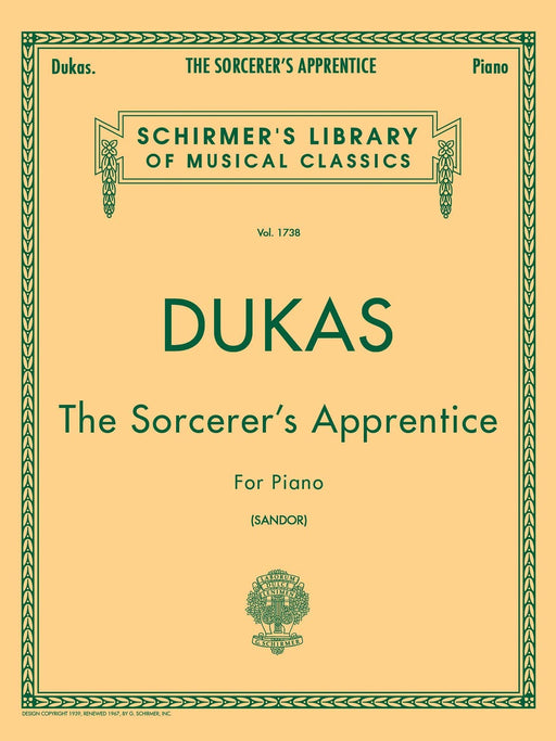 Sorcerer's Apprentice Schirmer Library of Classics Volume 1738 Piano Solo 鋼琴 獨奏 | 小雅音樂 Hsiaoya Music
