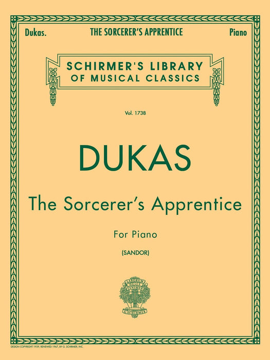 Sorcerer's Apprentice Schirmer Library of Classics Volume 1738 Piano Solo 鋼琴 獨奏 | 小雅音樂 Hsiaoya Music
