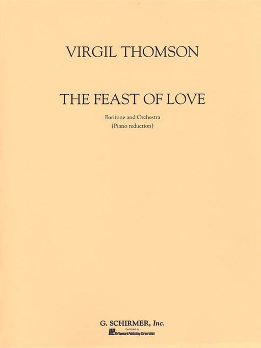 Feast of Love (from Pervigilium veneris) Baritone and Piano 湯姆森,維吉爾 鋼琴 | 小雅音樂 Hsiaoya Music
