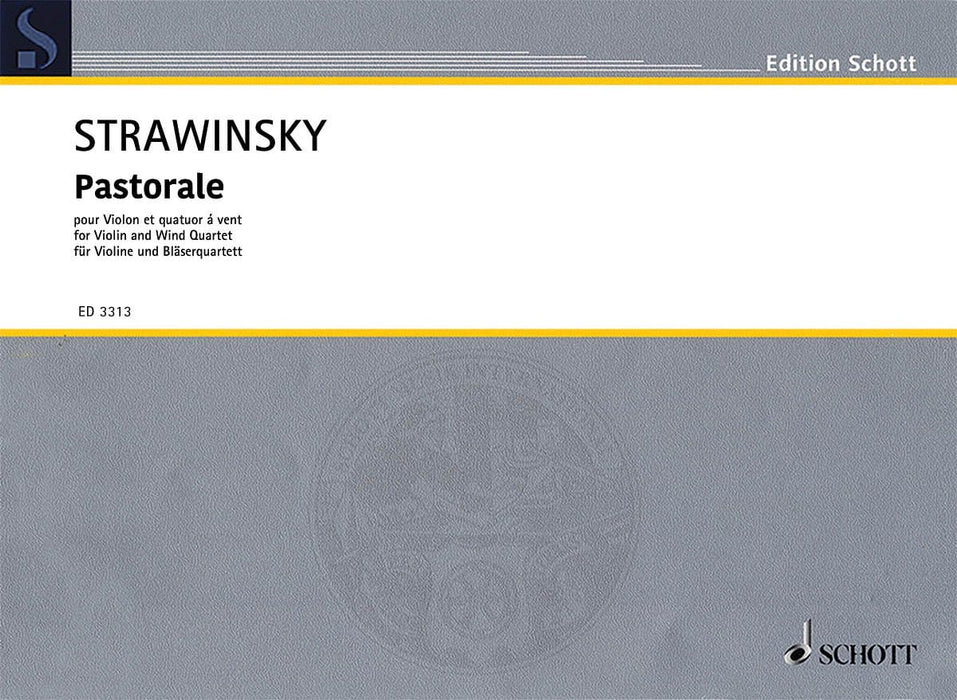 Pastorale Full Score 斯特拉溫斯基伊果 田園交響曲 | 小雅音樂 Hsiaoya Music