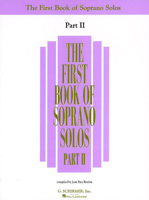 The First Book of Soprano Solos - Part II 獨奏 | 小雅音樂 Hsiaoya Music