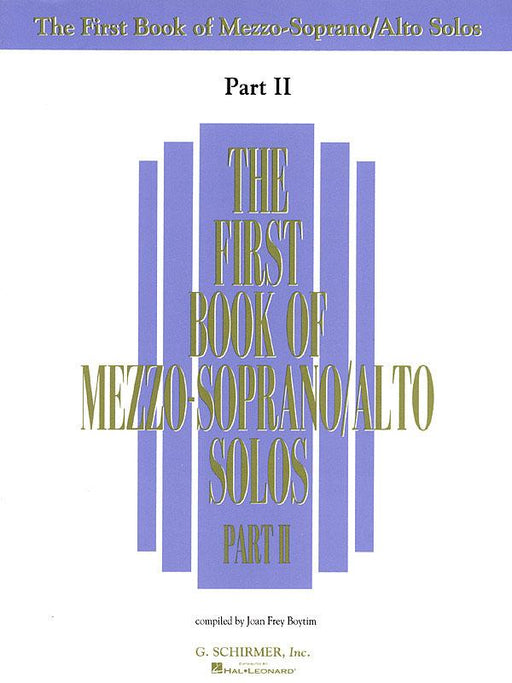 The First Book of Mezzo-Soprano/Alto Solos - Part II 次女高音 獨奏 | 小雅音樂 Hsiaoya Music