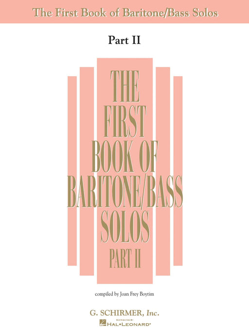 The First Book of Baritone/Bass Solos - Part II 獨奏 | 小雅音樂 Hsiaoya Music