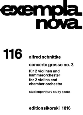 Concerto Grosso III Full Score 施尼特克 大協奏曲大總譜 小提琴 | 小雅音樂 Hsiaoya Music