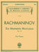 Six Moments Musicaux, Op. 16 Schirmer Library of Classics Volume 2013 Piano Solo 拉赫瑪尼諾夫 樂興之時 鋼琴 獨奏 | 小雅音樂 Hsiaoya Music
