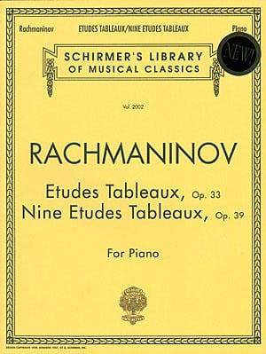 Etudes Tableaux, Op. 33 & 39 Schirmer Library of Classics Volume 2002 Piano Solo 拉赫瑪尼諾夫 練習曲 鋼琴 獨奏 | 小雅音樂 Hsiaoya Music