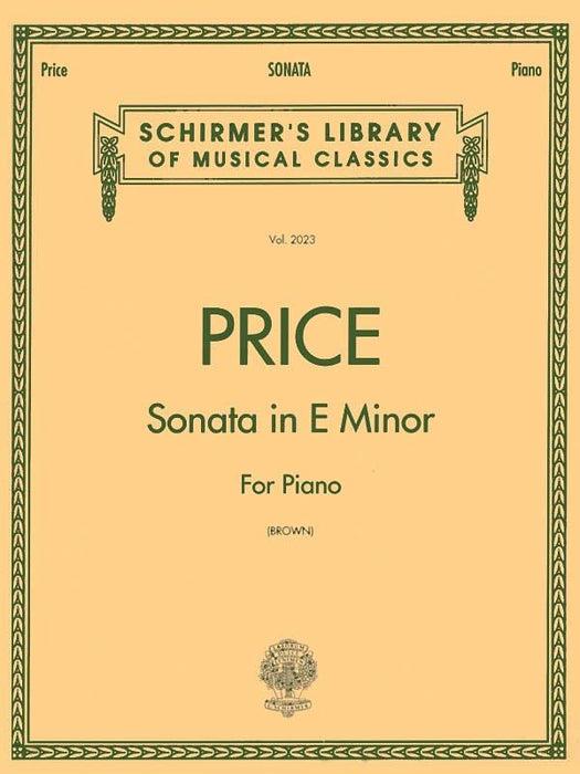 Sonata in E minor Schirmer Library of Classics Volume 2023 Piano Solo 奏鳴曲 鋼琴 獨奏 | 小雅音樂 Hsiaoya Music