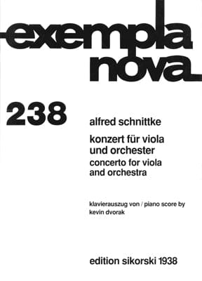 Concerto for Viola and Orchestra Piano Reduction 施尼特克 協奏曲 管弦樂團 中提琴(含鋼琴伴奏) | 小雅音樂 Hsiaoya Music