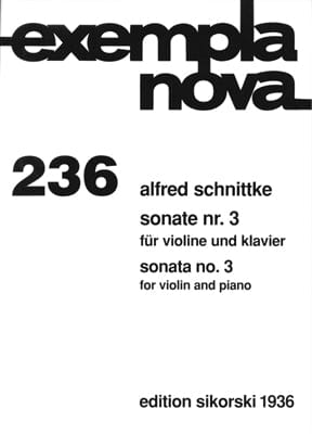 Sonata, Op. 134 Violin and Piano 施尼特克 奏鳴曲 小提琴(含鋼琴伴奏) | 小雅音樂 Hsiaoya Music