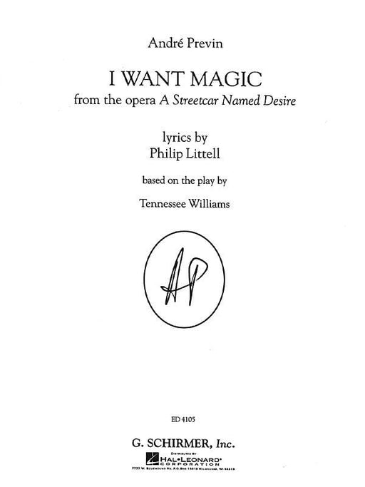 I Want Magic from the opera A Streetcar Named Desire based on the play by Tennessee Williams 歌劇 | 小雅音樂 Hsiaoya Music