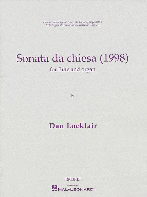 Sonata da Chiesa (1998) Flute and Organ 奏鳴曲 長笛 管風琴 混和二重奏 | 小雅音樂 Hsiaoya Music