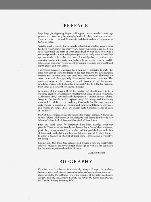 Easy Songs for the Beginning Baritone/Bass | 小雅音樂 Hsiaoya Music