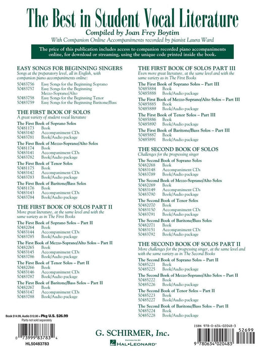 The First Book of Tenor Solos Book/Online Audio 獨奏 | 小雅音樂 Hsiaoya Music