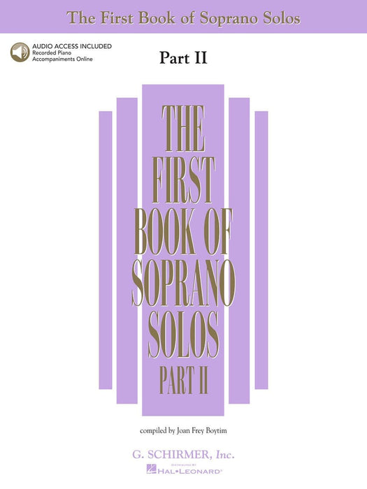 The First Book of Soprano Solos - Part II Book/Online Audio 獨奏 | 小雅音樂 Hsiaoya Music