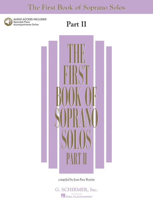 The First Book of Soprano Solos - Part II Book/Online Audio 獨奏 | 小雅音樂 Hsiaoya Music