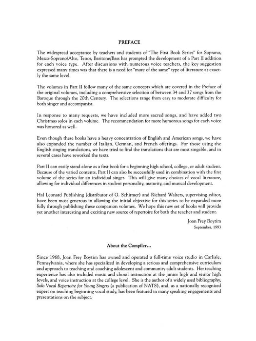 The First Book of Soprano Solos - Part II Book/Online Audio 獨奏 | 小雅音樂 Hsiaoya Music