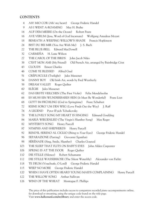 The First Book of Mezzo-Soprano/Alto Solos - Part II Book/Online Audio 次女高音 獨奏 | 小雅音樂 Hsiaoya Music