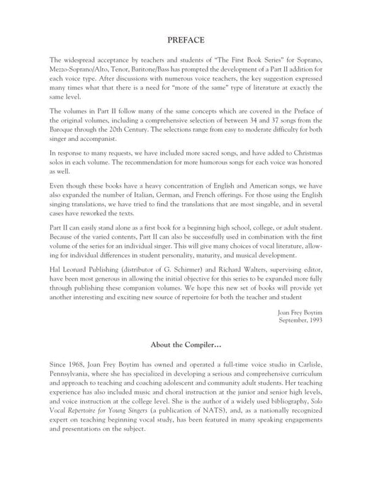 The First Book of Tenor Solos - Part II Book/CD package (2 CDs) 獨奏 | 小雅音樂 Hsiaoya Music