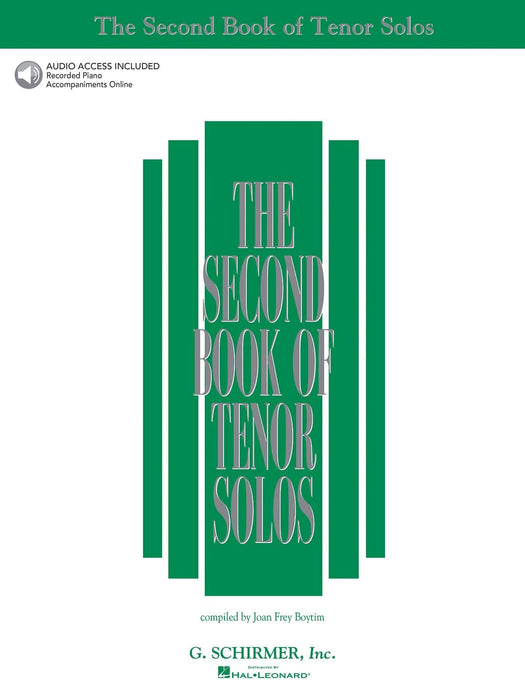 The Second Book of Tenor Solos With Online Piano Accompaniments 獨奏 鋼琴 伴奏 | 小雅音樂 Hsiaoya Music
