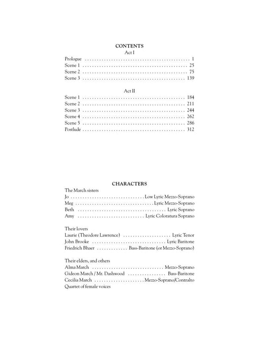 Little Women Opera in Two Acts 歌劇 | 小雅音樂 Hsiaoya Music