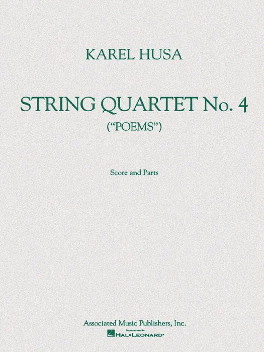 String Quartet No. 4 (Poems) Score and Parts 胡薩 弦樂四重奏 | 小雅音樂 Hsiaoya Music